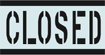 CLOSEDCLOSED