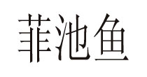 菲池鱼FEICHIYU
