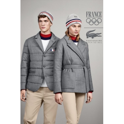 Lacoste为法国国家队设计冬季奥运会队服