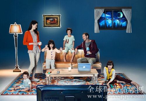 当年的预览图，优衣库希望用服饰来强调“家人”的重要，如今看起来依旧有趣。