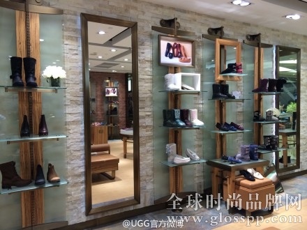UGG北京翠微精品店内