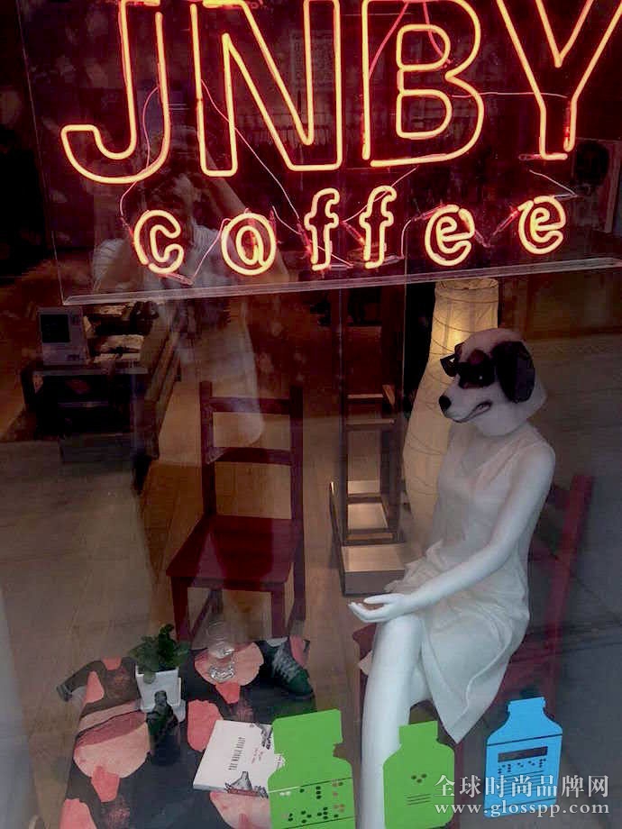 JNBY X VICE 2015 ，班尼食物研究所在北京一家门店改造的橱窗