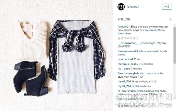 Forever 21如何成为Instagram最受关注品牌之一