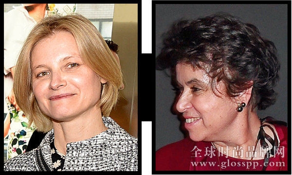 Caroline Brown(左),Donna Karan International。Brown 在 Carolina Herrera 工作 4 年后加入该品牌。她在 Karan 女士离开后指挥了一次大改造,确立了DKNY的新核心。Michèle Huiban(右),Lanvin。作为从前的媒体主管,Huiban 在 2013 年成为首席执行官前,还曾是品牌财务总监和副主管。图片版权: PatrickMcMullan.com,美联社图片(Brown);Sipa,美联社图片(Huiban)。
