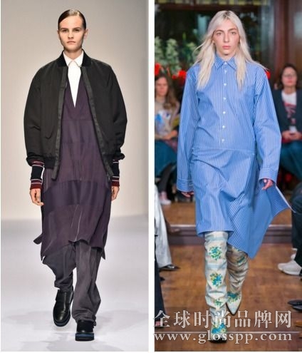 Public School 2016 早秋系列(左)和 Vetements 2016 春季系列 图片来源:Stefania D'Alessandro; Gio Staiano / Nowfashion