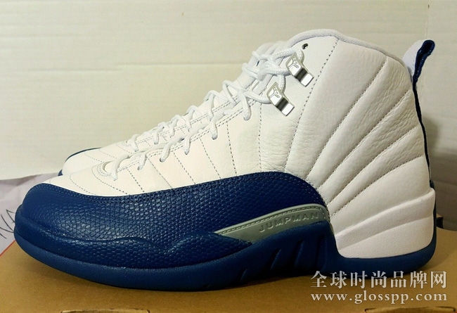 130690-113,AJ12,Air Jordan 12 AJ12法国蓝量大吗 提前感受 Air Jordan 12 “French Blue” 白蓝细节