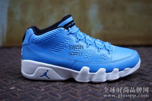 832822-401,AJ9,Air Jordan 9 832822-401AJ9低帮 北卡蓝 Air Jordan 9 Low “Pantone” 上脚实拍