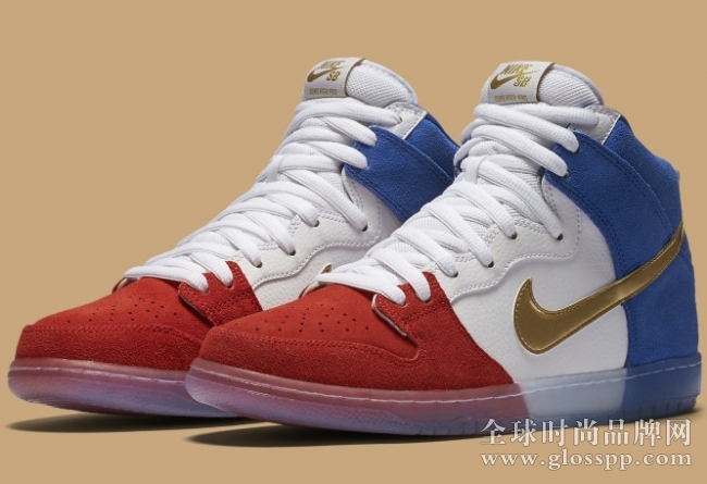 313171-674,Nike SB,Dunk SB Hig 313171-674 Nike SB Dunk High PRM “Tri-Color” 法国国旗配色