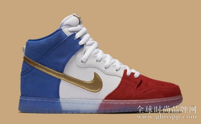 313171-674,Nike SB,Dunk SB Hig 313171-674 Nike SB Dunk High PRM “Tri-Color” 法国国旗配色