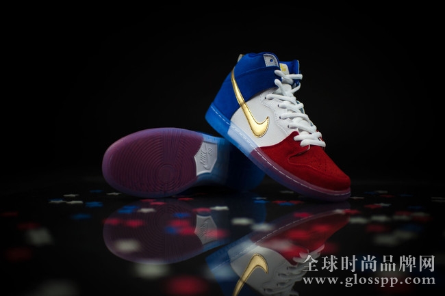 313171-674,Nike SB,Dunk High 313171-674 Nike Dunk SB High PRM 法国国旗配色美图近赏