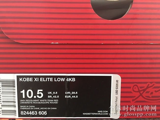 824463-606,Kobe 11 Elite Low,K 824463-606 下月发售，Kobe 11 Elite Low 4KB “Red Horse” 更多图片曝光
