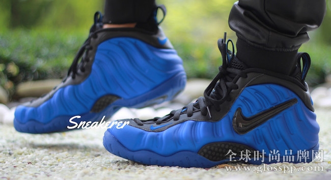 624041-403,Foamposite Pro,Foam 624041-403 蓝黑 Nike Air Foamposite Pro “Hyper Cobalt” 上脚效果预览