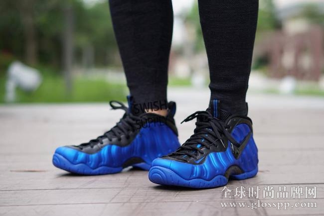 624041-403,Foamposite Pro,Foam 624041-403 蓝黑 Nike Air Foamposite Pro “Hyper Cobalt” 上脚效果预览