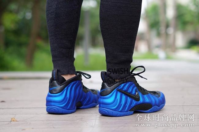 624041-403,Foamposite Pro,Foam 624041-403 蓝黑 Nike Air Foamposite Pro “Hyper Cobalt” 上脚效果预览