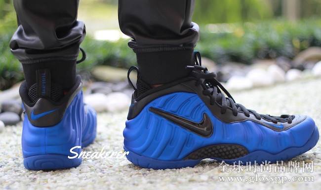 624041-403,Foamposite Pro,Foam 624041-403 蓝黑 Nike Air Foamposite Pro “Hyper Cobalt” 上脚效果预览