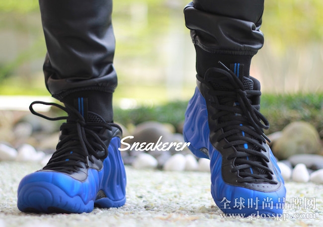 624041-403,Foamposite Pro,Foam 624041-403 蓝黑 Nike Air Foamposite Pro “Hyper Cobalt” 上脚效果预览