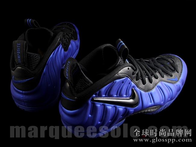 624041-403,Foamposite Pro,Foam 624041-403 蓝黑 Nike Air Foamposite Pro “Hyper Cobalt” 上脚效果预览