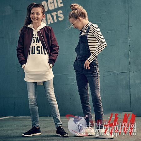 H&M童装广告大片来袭　造型时尚清新