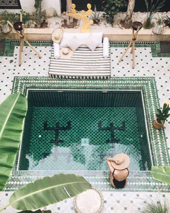 Le Riad Yasmine酒店摄影角度 图片来源自Pinterest@ Madeleine Saunders