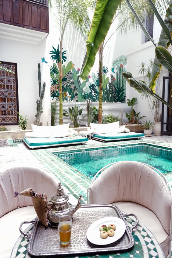 Le Riad Yasmine酒店 图片来源自Pinterest@ My Feet Will Lead Me | A Travel Blog