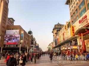 北京王府井商业街疫情前后的对比